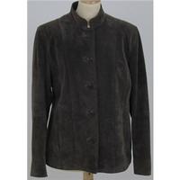 Lakeland Size: 16 Brown Leather Jacket