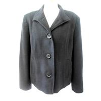 laura ashley size 16 black smart jacket coat