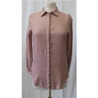 lacoste size 10 pink long sleeved shirt