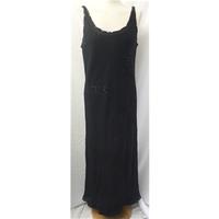 Laura Ashley - Size: 14 - Black with sequins - Long dress