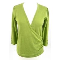 Laura Ashley Size 14 High Quality Soft and Luxurious Wool Blend Lime Jumper