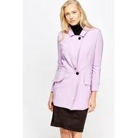 Lapel Front Longline Blazer