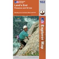 Land\'s End - OS Explorer Map Sheet Number 102
