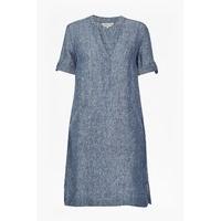 Layla Linen Melange Smock Dress