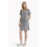 layla linen melange smock dress