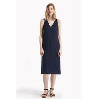 Lara Linen V Neck Dress