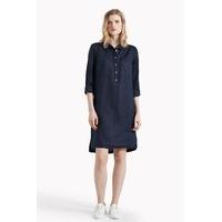 lara linen patch pocket tunic