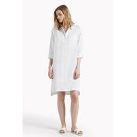 lara linen patch pocket tunic