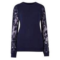 Lace Sleeve Jumper