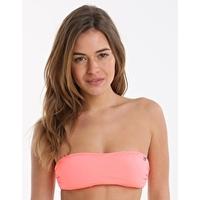 lace sito bandeau top salmon