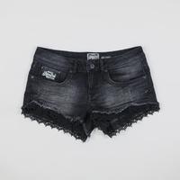 lace trim hot short g71my000