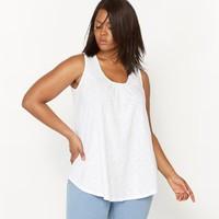 Lacy Back Vest Top