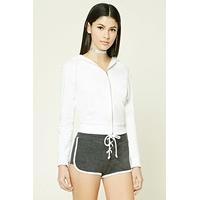 Lace-Up Split-Hem Shorts