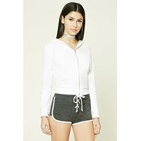 Lace-Up Split-Hem Shorts