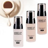 LaiKou Pro Whitening Moisturizer Concealer Contour Waterproof Color Correction Finish Liquid Foundation BB Cream