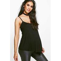 layla swing cami vest black