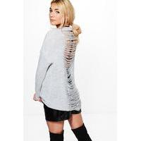 Laddered Back Jumper - silver