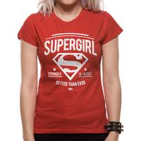 Large Ladies Supergirl T-shirt