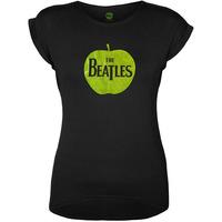 Large Black Ladies The Beatles Apple T-shirt