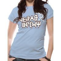 Large Blue Ladies Guardians Of The Galaxy Short Sleeve T-shirt.