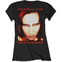 large black ladies marilyn manson bigger than satan t shirt