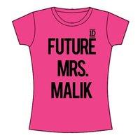 Large Pink Ladies One Direction Future Mrs Malik T-shirt