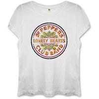 Large White Ladies The Beatles Sgt Pepper T-shirt