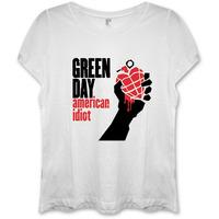 Large Women\'s Green Day T-shirt