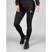 Ladies Classic Stretch-Fleece Workout Bottoms - Black : XSmall