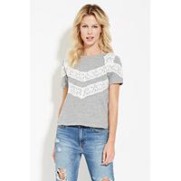 Lace-Paneled Top