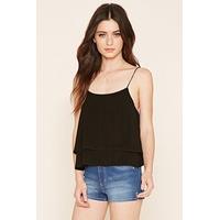 lace up cropped cami