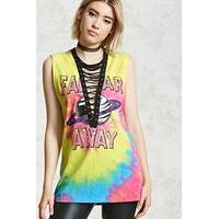 Lace-Up Tie-Dye Graphic Tee