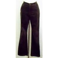 Lands End brown velour trousers Size 10