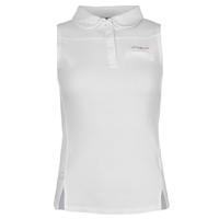 la gear sleeveless polo shirt ladies