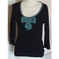 Laura Ashley Long sleeved top, Size 10. Blue