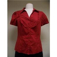 Laura Ashley Short Sleeved Blouse Laura Ashley - Red - Short sleeved shirt