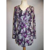 laura ashley size 8 multi coloured long sleeved shirt