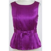Laura Ashley Size: 8 Pink silk sleeveless top