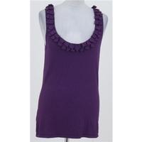 Laura Ashley Size 12 purple vest