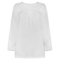 laurel lace collar blouse