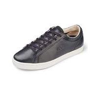 lacoste straightset soft leather trainer