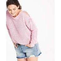 Lace Up Sleeve Jumper