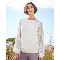 Lace Sleeve Jumper