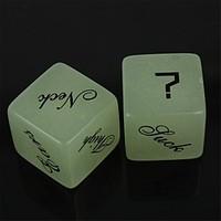 Large Acrylic Fun Dice - (2 PCS)