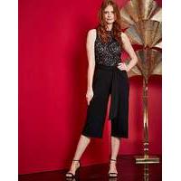 Lace Detail Culotte Jumpsuit