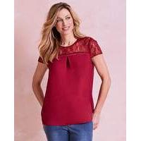 Lace Yoke Blouse