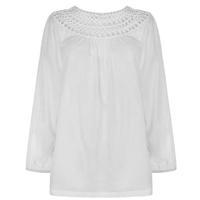 laurel lace collar blouse