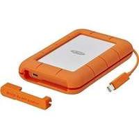 LaCie Rugged 4 TB Thunderbolt Plus USB-C Portable 2.5-Inch External Hard Drive for PC and Mac - Orange