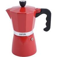 la cafetiere 6 cup classic espresso coffee maker percolator in red