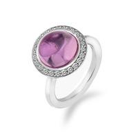 laghetto pink sterling silver ring